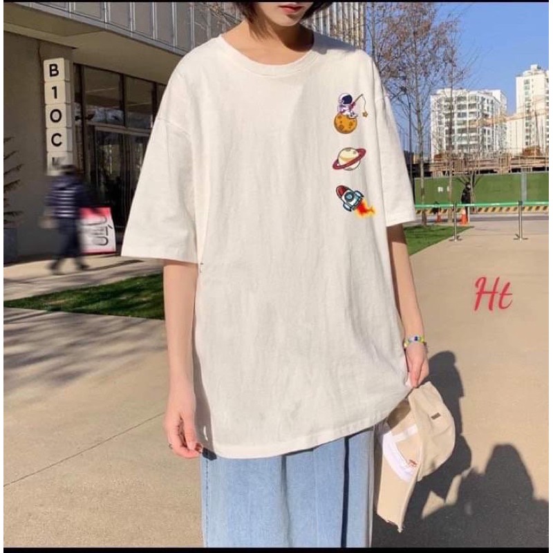 Áo phông lô gô phi hành HT11