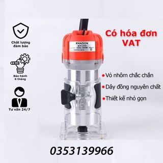 Máy phay gỗ cầm tay vỏ kim loại tiện lợi Khaison