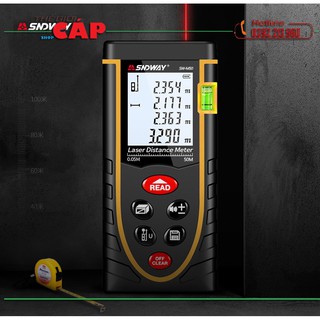 Thước Đo Khoảng Cách Bằng Tia Laser SNDWAY Phạm Vi 50m (SW-M50)