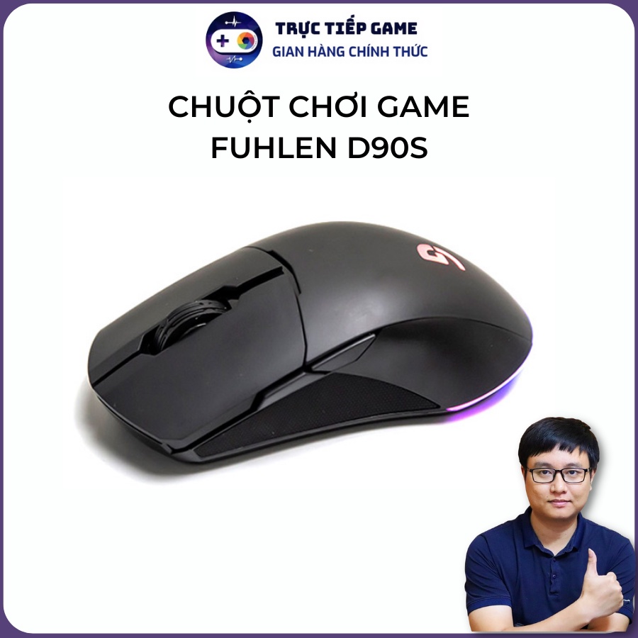 Chuột máy tính không dây gaming D90S Fuhlen RGB - Hàng chính hãng ...