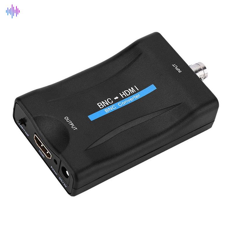 BNC to HDMI Converter Adapter Female CVBS BNC HDMI Coax 1080P Output HDCP Hook Security Camera DVRs Surveillance