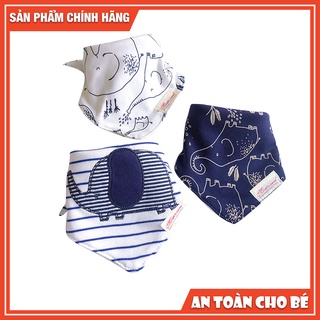 Set 3 Yếm Cao Cấp Momcare Cho Bé Trai Bé Gái, Chất Vải Mềm Mại