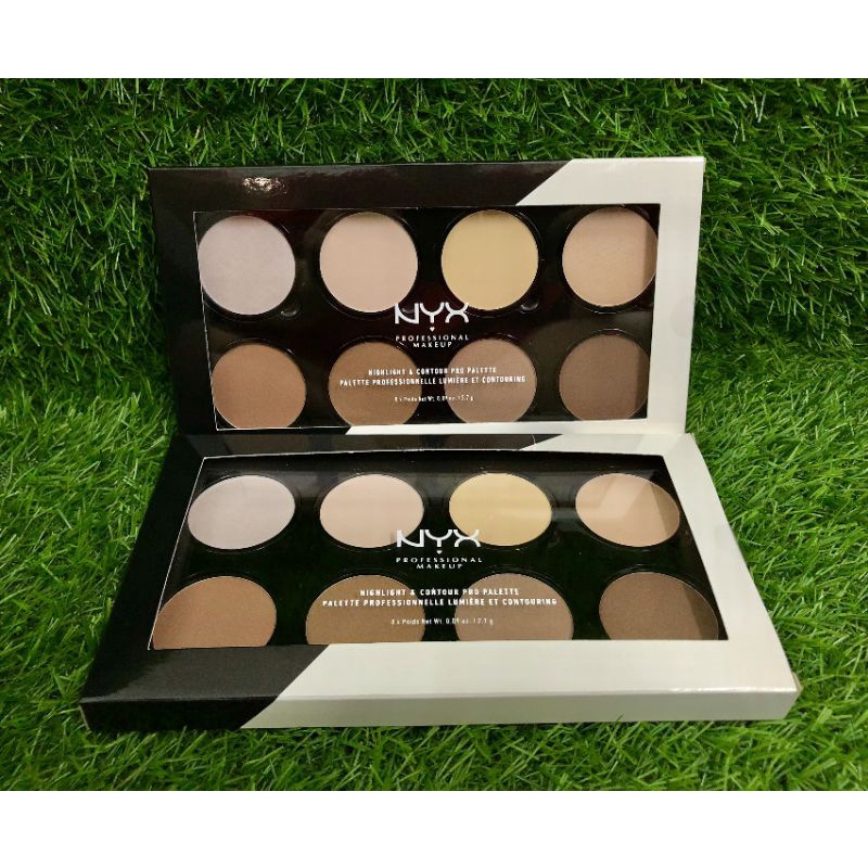 Bảng tạo khối và highlight Nyx 8 ô