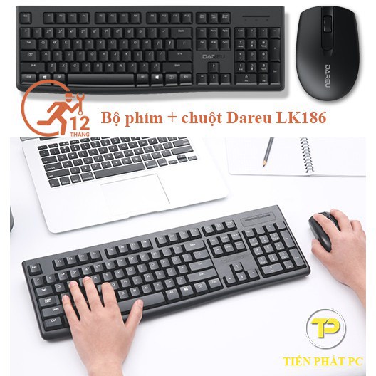 Bàn phím chuột Dareu LK186G không dây