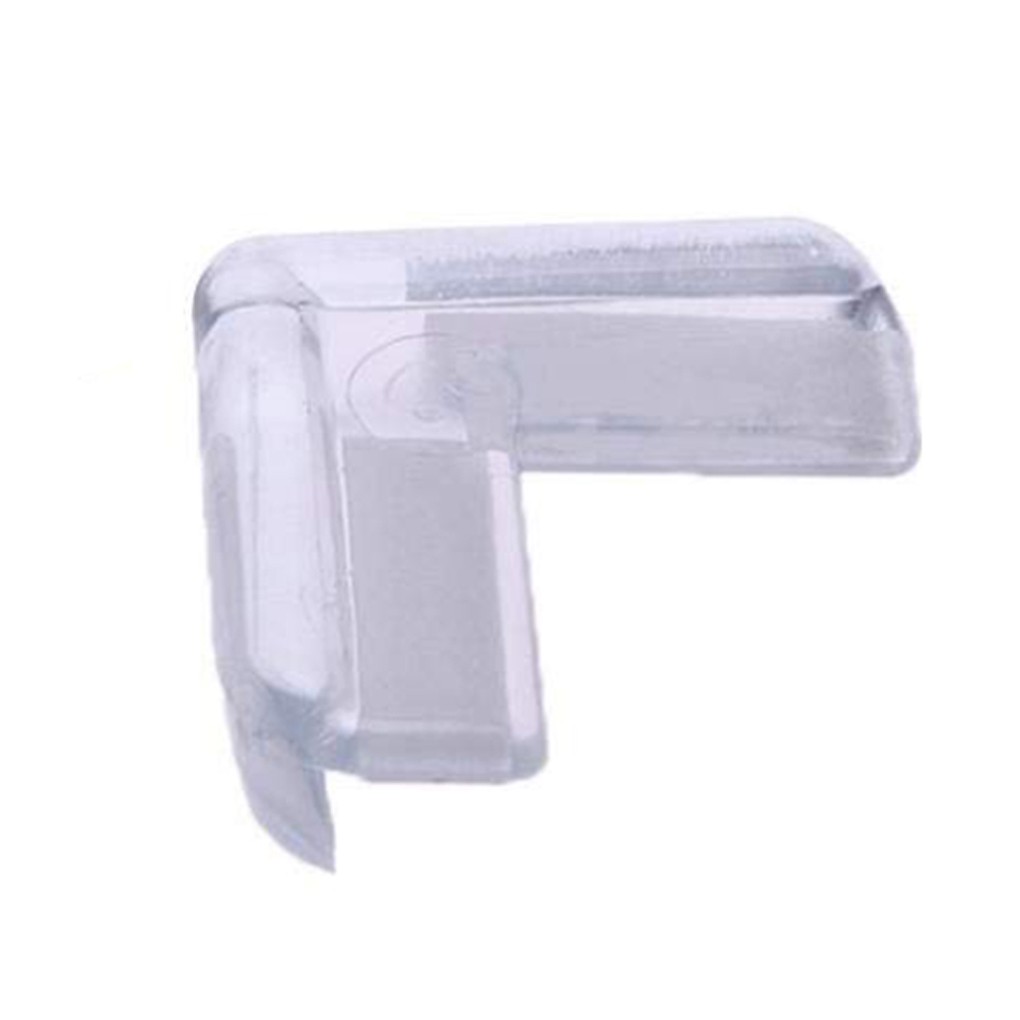 Set 4 Miếng Dán Góc Bàn Trong Suốt Bằng Nhựa Pvc Chống Va Chạm An Toàn Cho Bé