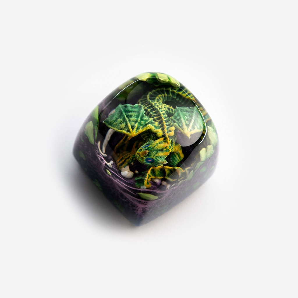 Keycap Artisan bàn phím cơ Dwarf Factory Gnarly Drakon  - Hàng chính hãng
