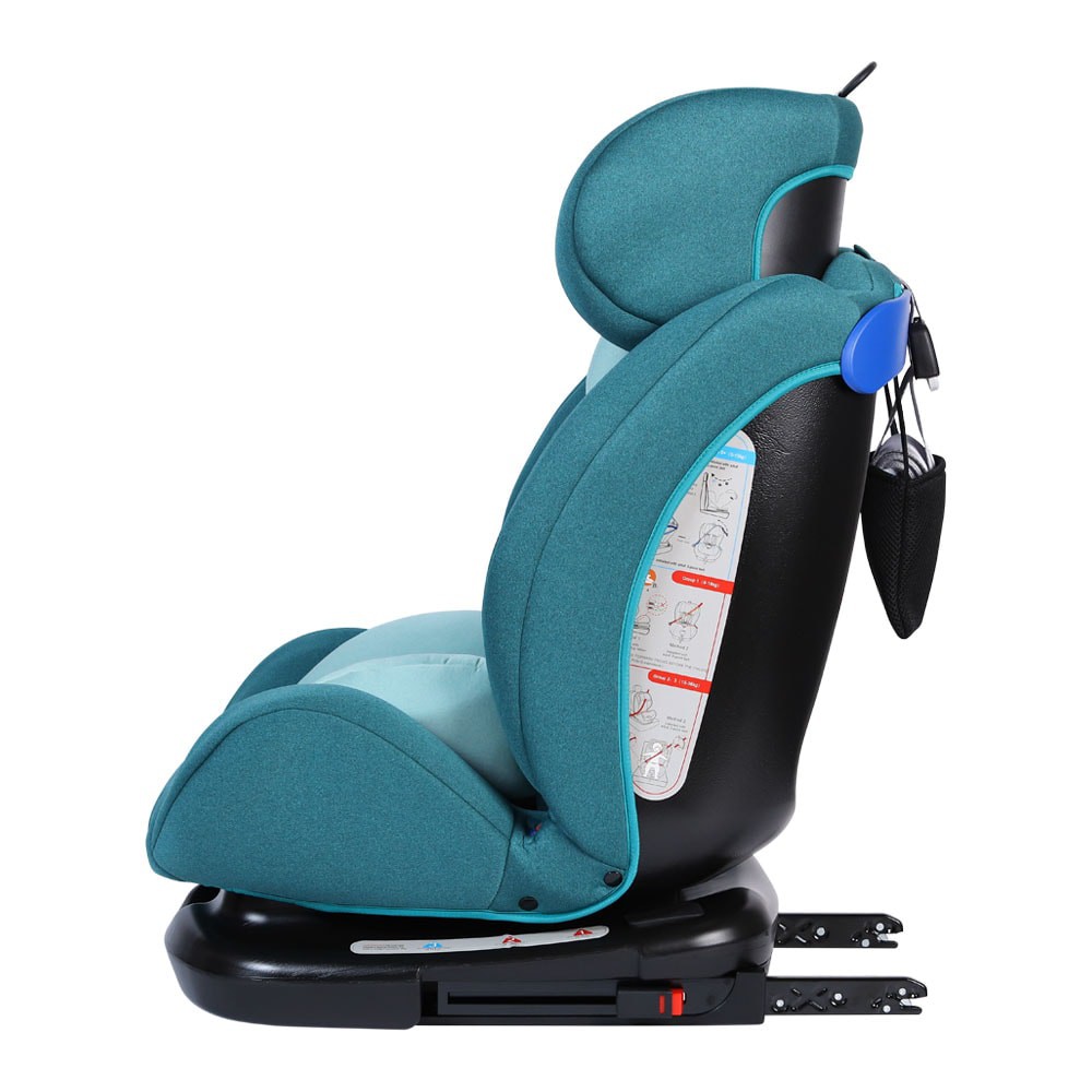 Ghế ngồi ô tô cho bé Zaracos NAVIO 5196 ISOFIX – Red (Dùng cho bé 0 - 12 tuổi)