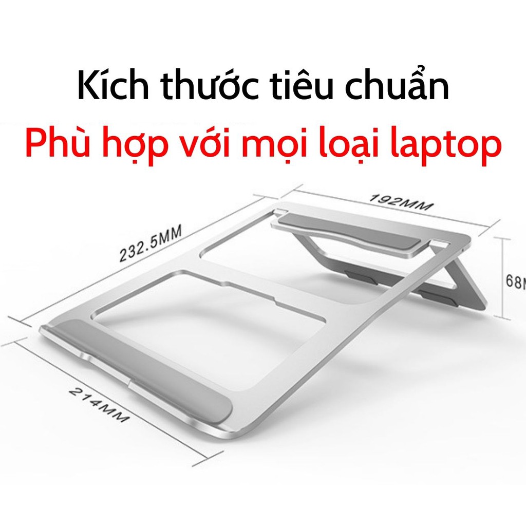 Giá đỡ laptop macbook notebook tán nhiệt giá rẻ Plastic cao cấp có thể gấp gọn