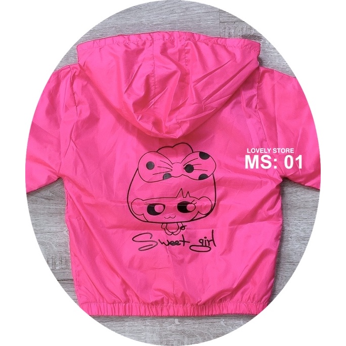 💦Áo Khoác Gió Cho Bé Gái Và Bé Trai . Áo Khoác Có Hoạ Tiết  Đáng iu Cho Bé Gái Và Bé Trai.