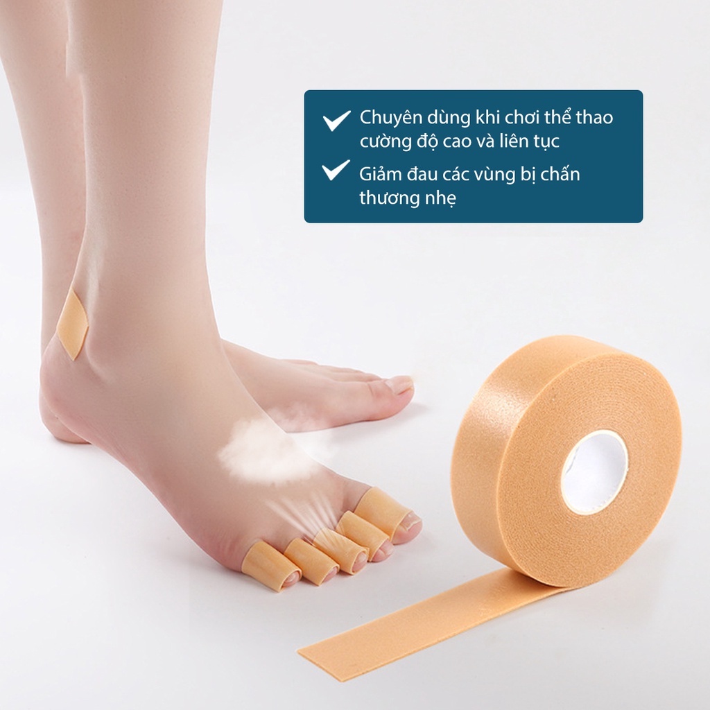 Cuộn băng keo 5 mét dán gót chân chống đau chân, chai chân khi mang giày cao gót EZMART