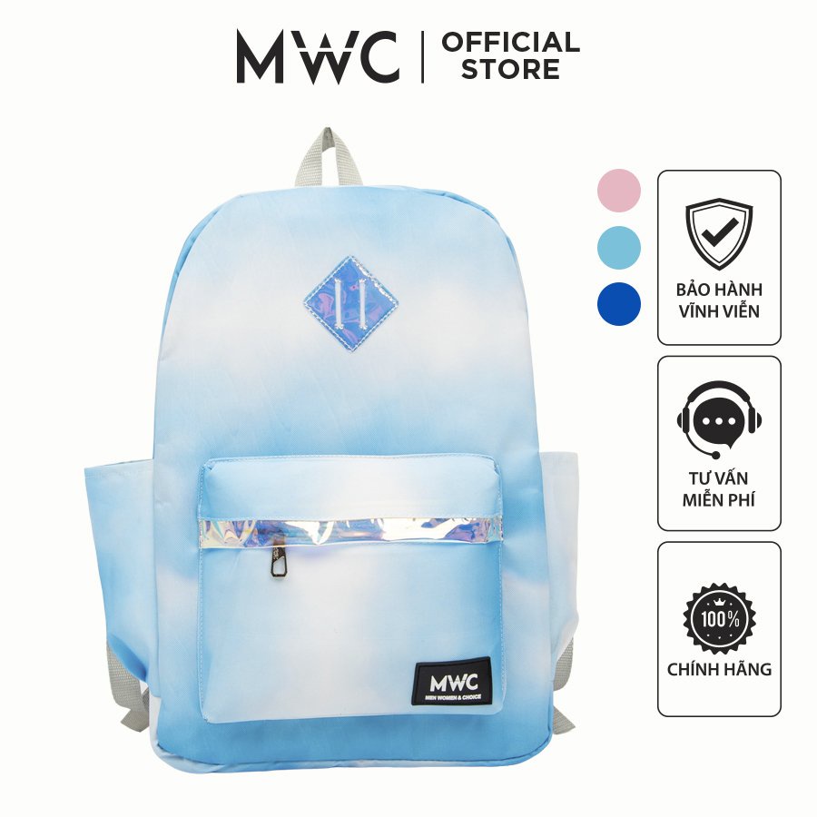 Balo MWC 1113 - Balo Nam Nữ Thời Trang Chống Nước Có Ngăn Đựng Laptop Đồ Dùng Cá Nhân Siêu Tiện Ích