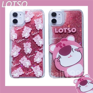 Ốp Lưng Kim Tuyến Nước Hình Gấu Xinh Xắn Cho Iphone 12 Mini 12 Pro Max 11 Pro Max X Xs Xr Xsmax 8 7 6 6s Plus Se 2020