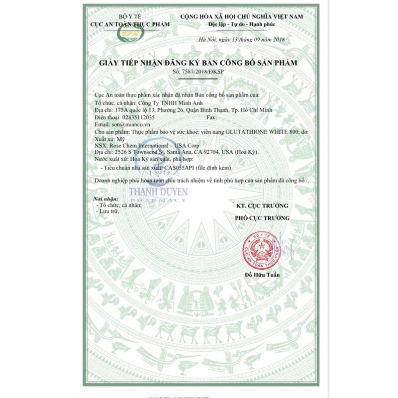 🌸 GLUTATHIONE WHITE 800 [CHÍNH HÃNG] | BigBuy360 - bigbuy360.vn