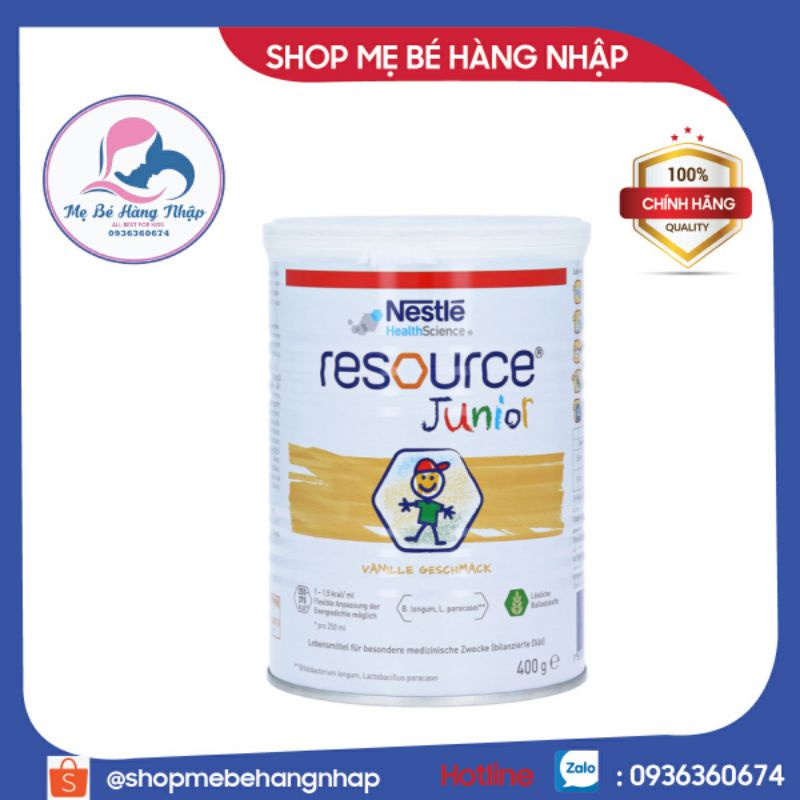 Sữa tăng cân Resource Junior nội địa Đức 400g
