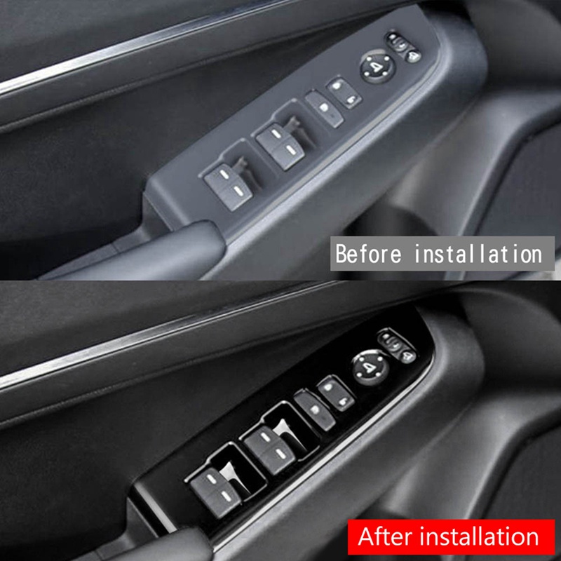 Nút nâng kính cửa sổ ô tô Nắp công tắc Trang trí tay vịn cửa cho Honda HRV HR-V Vezel 2021-2022 LHD