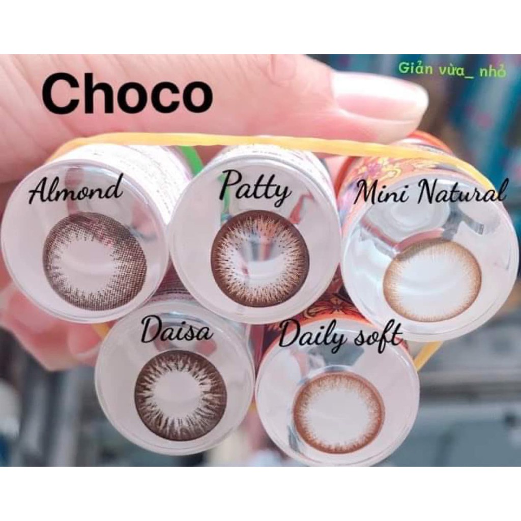 Lens Nâu Choco tự nhiên hot 2020- Cam Kết Chính Hãng