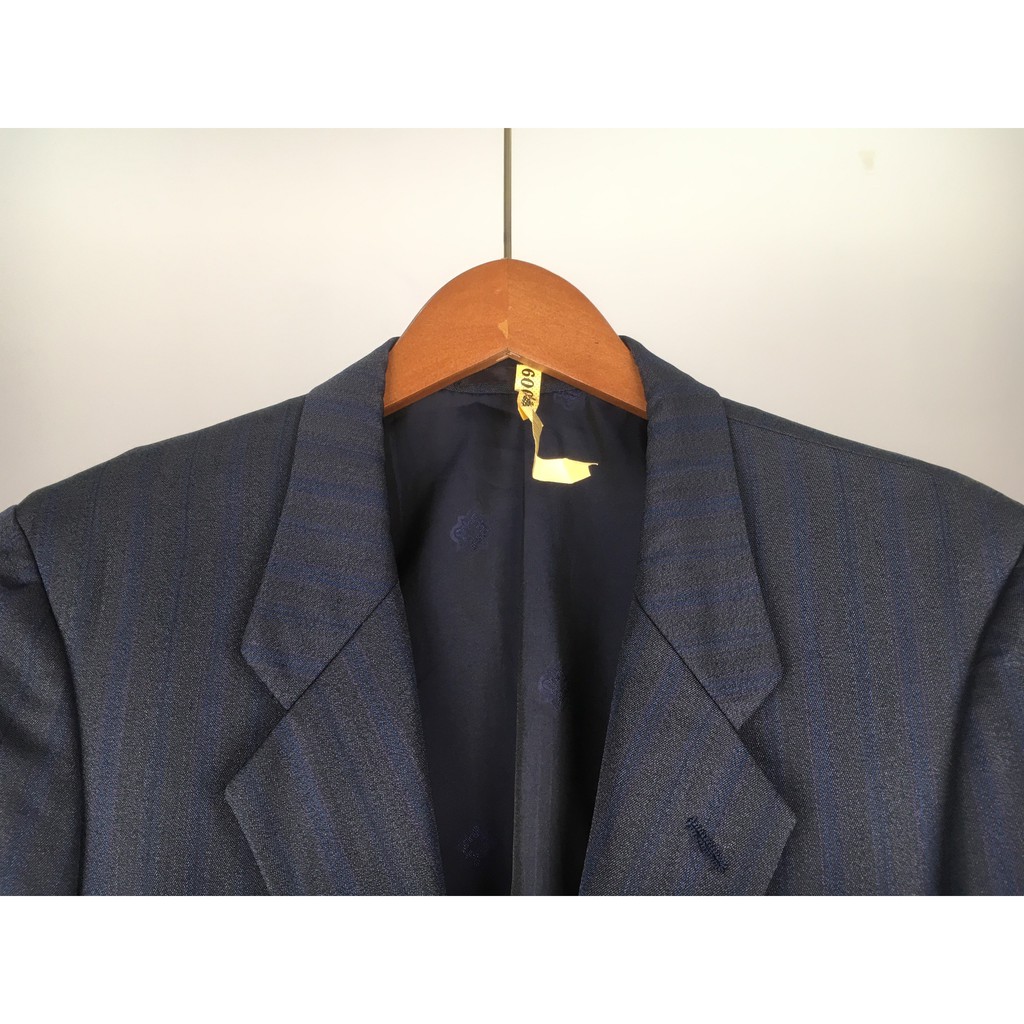 (1M6-1M7 60-70kg) Áo blazer 2hand nam XANH DƯƠNG của EMBASSY Hàng si Nhật Bản JACBLJ96