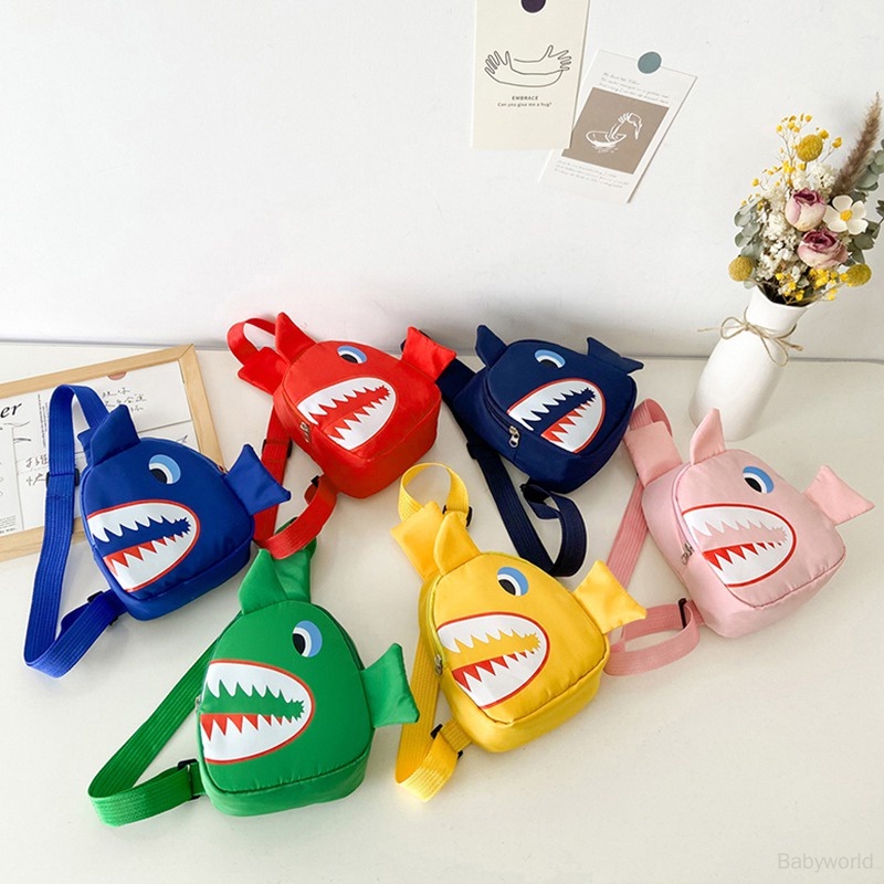 Túi Thể Thao Đeo Chéo In Họa Tiết Khủng Long Hoạt Hình Cho Bé