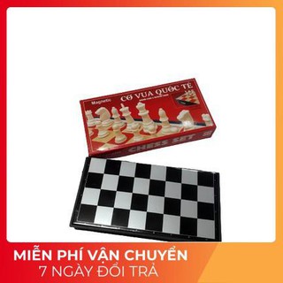 Cờ vua quốc tế nhỏ no 2001, bộ cờ vua nam châm quốc tế nhỏ cỡ 19✖️19cm