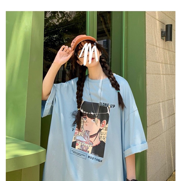 Áo phông nam nữ ,áo thun tay lỡ form rộng shopcossi chất cotton in hình chữ nhật