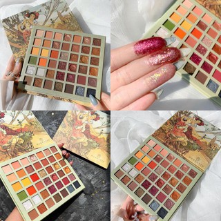 HOT TAOBAO — Bảng Phấn Mắt MUGE LEEN 42 Ô Cô Gái — Bảng Mắt Nhũ Lì 42 Ô Cô Gái Cổ Trang MUGE LEEN Cao Cấp