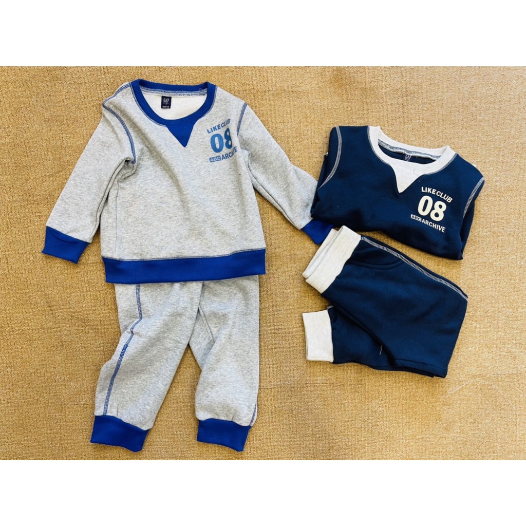 [1-6y] Bộ nỉ bông GAP bé trai siêu xịn size 1-6 tuổi