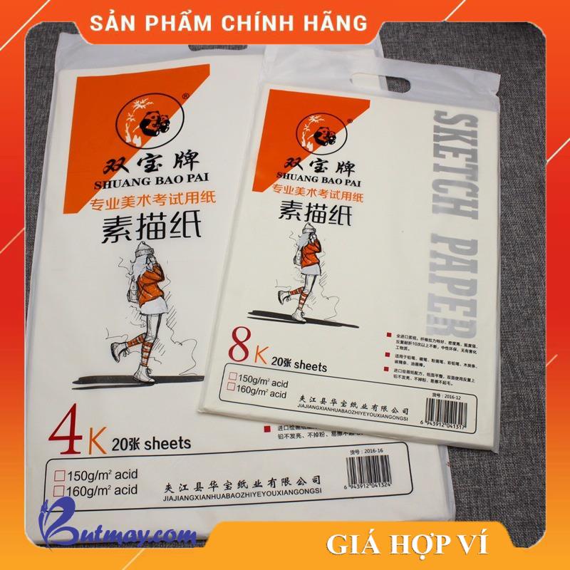 Giấy phác thảo chuyên nghiệp, giấy vẽ chì, sử dụng hai mặt, độ bám mạnh [Sao Khue Pens - butmay.com]