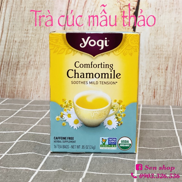 [YOGI] Trà cúc mẫu thảo hữu cơ - Chamomile Tea