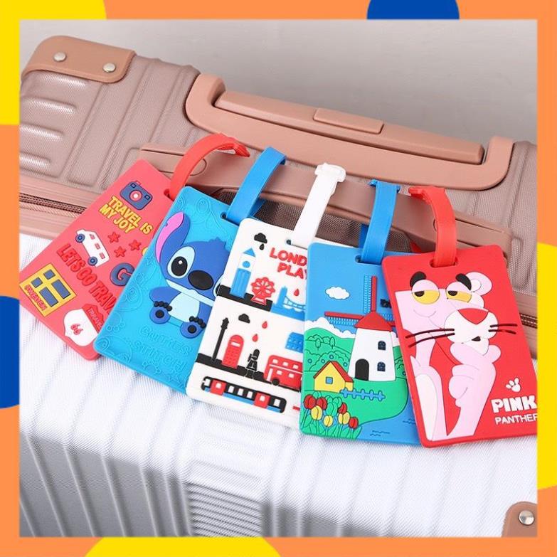 Thẻ bảng tên hành lý vali,túi xách hoạ tiết dễ thương K141