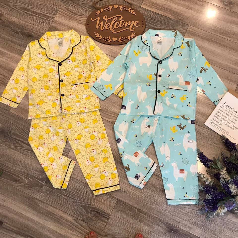 Bộ ngủ dài tay cực đáng yêu, kute cho bé trai, bé gái - BNDT1