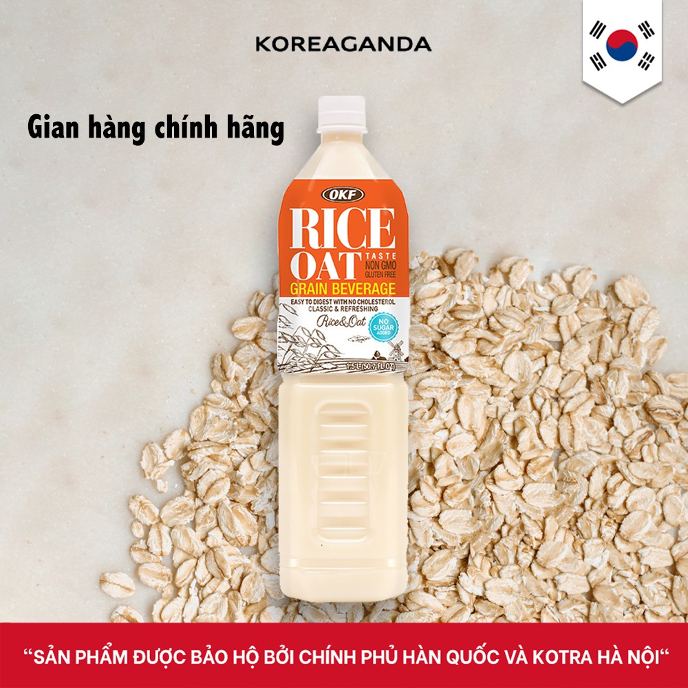 Nước sữa gạo yến mạch không đường OKF 1500mL