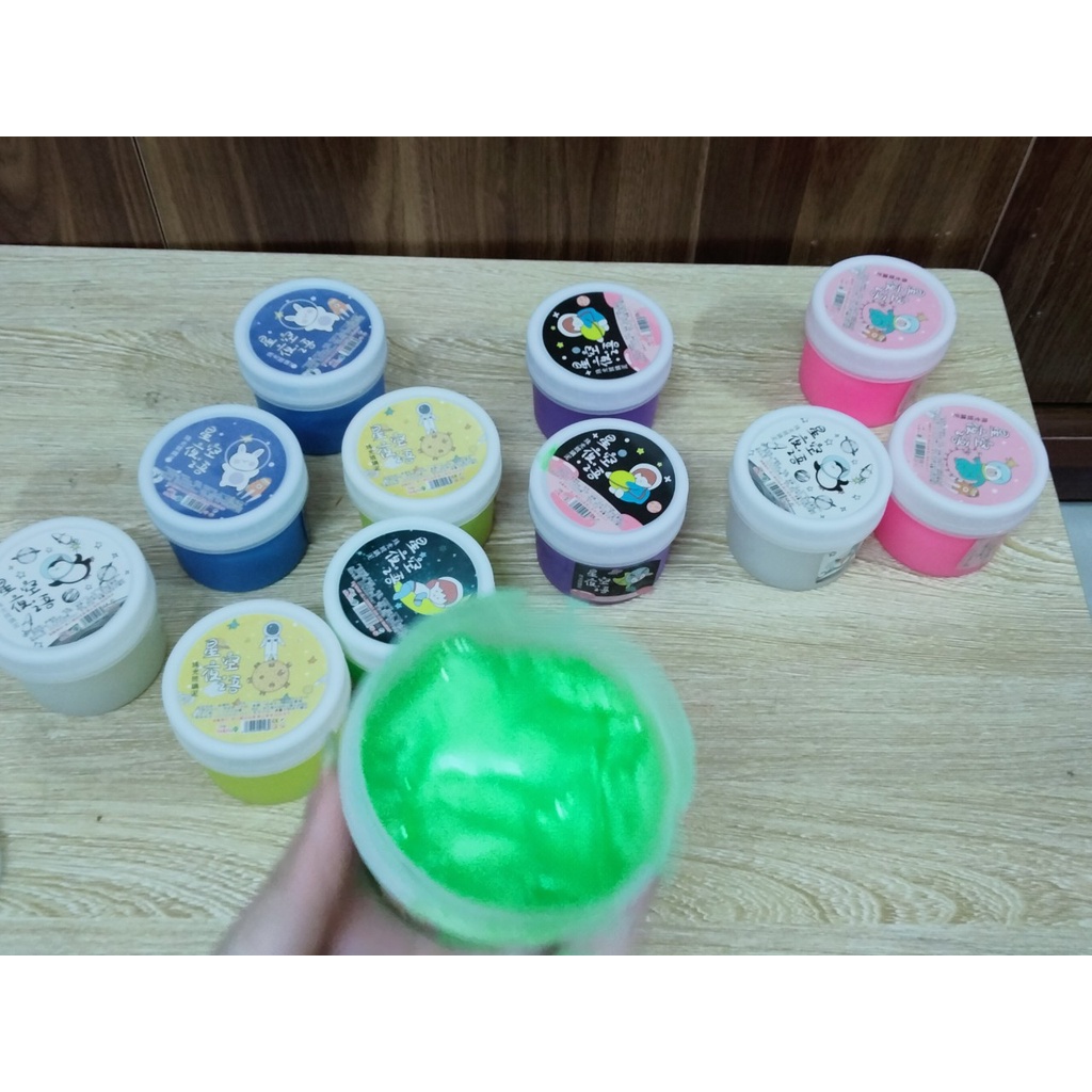 Hũ slime [ TRONG CÓ TẶNG KÈM HẠT LẤP LÁNH] siêu thích, siêu đã, siêu vui, shop giao màu ngẫu nhiên