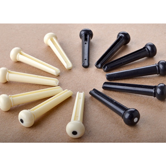 Bộ 6 chốt giữ dây đàn guitar Acoustic | Shopee Việt Nam