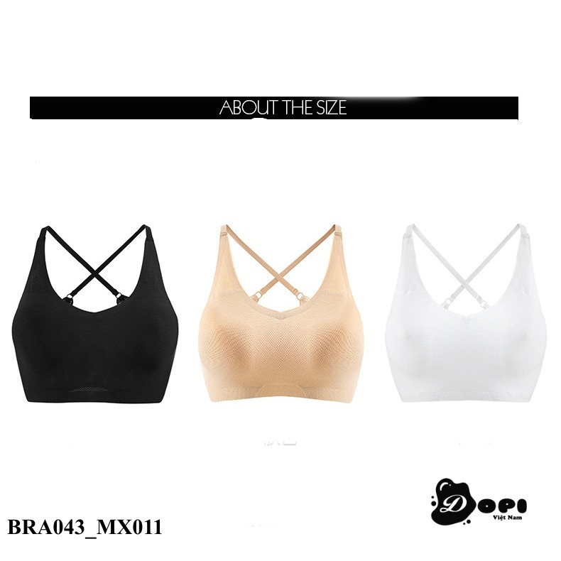 (MX11) Áo bralette áo ngực thể thao bra dây không gọng KASHALI