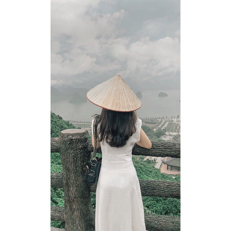 Váy trắng bo eo dài xuông khoá kéo eo hàng l1 | BigBuy360 - bigbuy360.vn