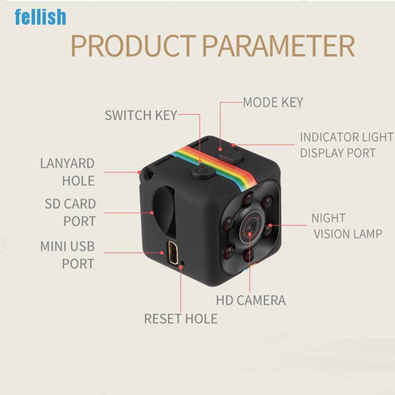 Máy Quay Hồng Ngoại Mini Sq11 1080p Hỗ Trợ Quay Ban Đêm | BigBuy360 - bigbuy360.vn