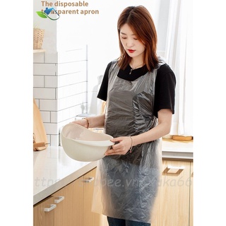 Tạp dề nấu ăn 1 lần, tạp dề nilon