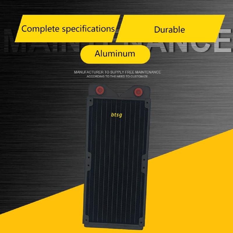 Tấm tản nhiệt đồng 120mm 240mm 360mm cho hệ thống làm mát CPU máy tính bằng nước DC12V