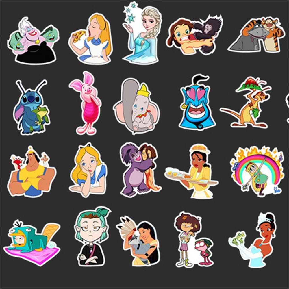 Bộ 50 Miếng Dán Anime Trang Trí Sổ Tay DIY