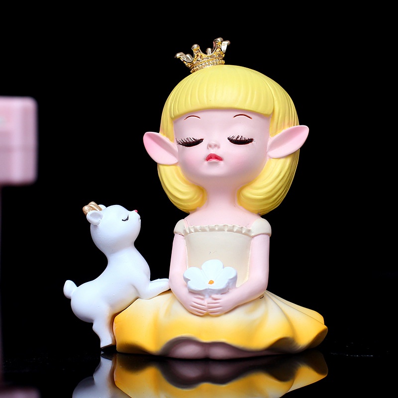 phụ kiện bánh kem [FREESHIP❤️] em bé ngôi vương miện vàng