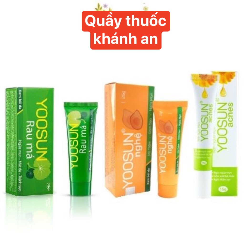 Kem Bôi Da Yoosun Rau Má - Acnes Ngăn Ngừa Mụn, Giảm Thâm, Mát Da