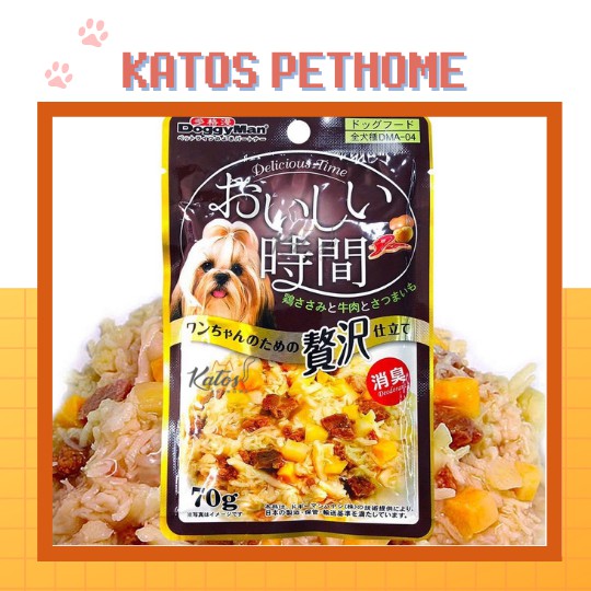 Pate Doggy Man thịt và rau củ tươi 70g dinh dưỡng cho chó