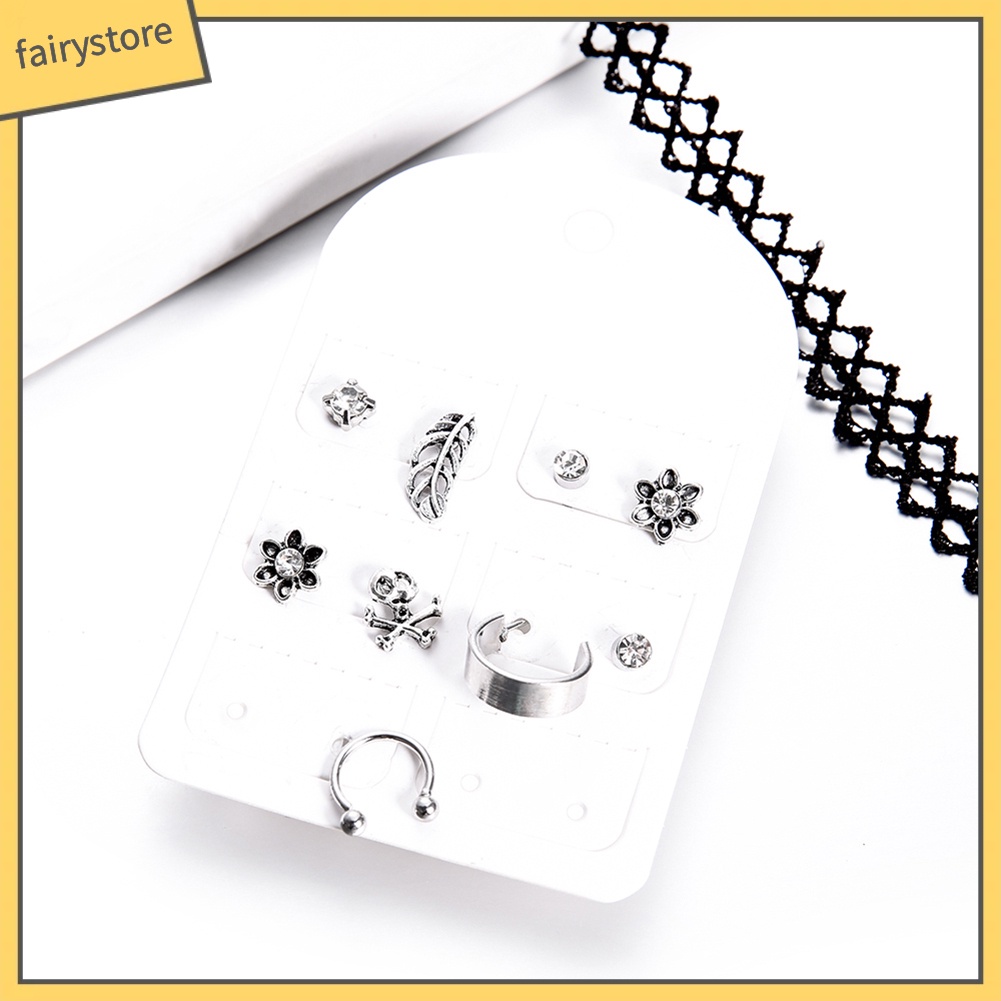 Set 9 khuyên tai phong cách Bohemia cho nữ