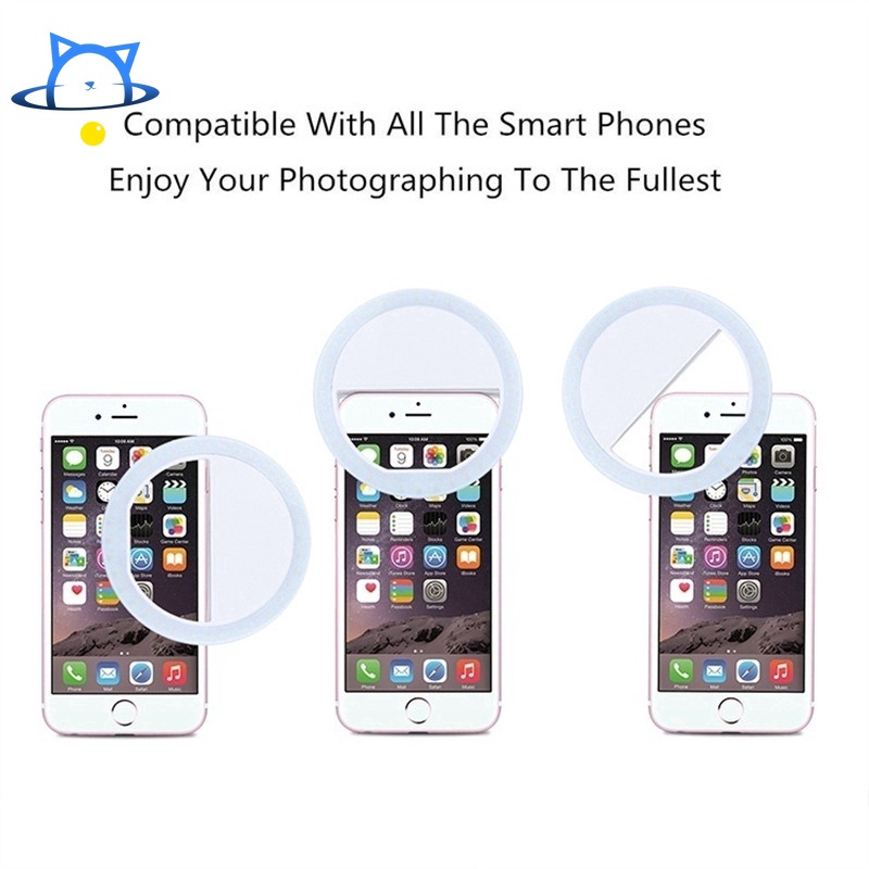 Vòng Đèn Led Hỗ Trợ Chụp Ảnh Selfie Cho Điện Thoại Iphone