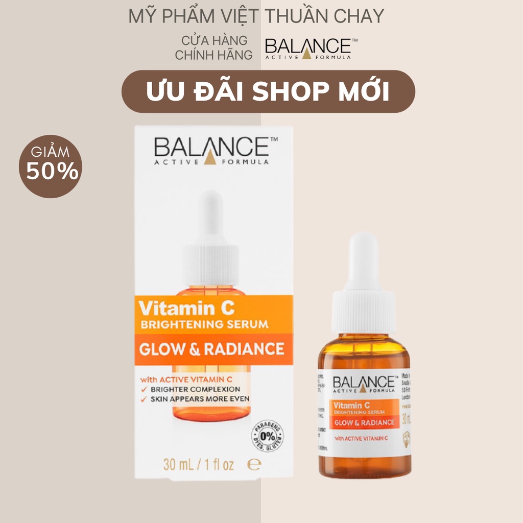 Tinh Chất  Sáng Da, Giảm Thâm VitaminC Balance Brightening Active Formula 30ml