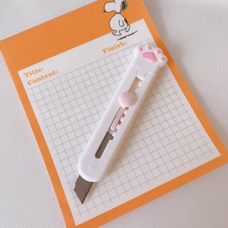 Dao rọc giấy mini chân mèo dễ thương cute