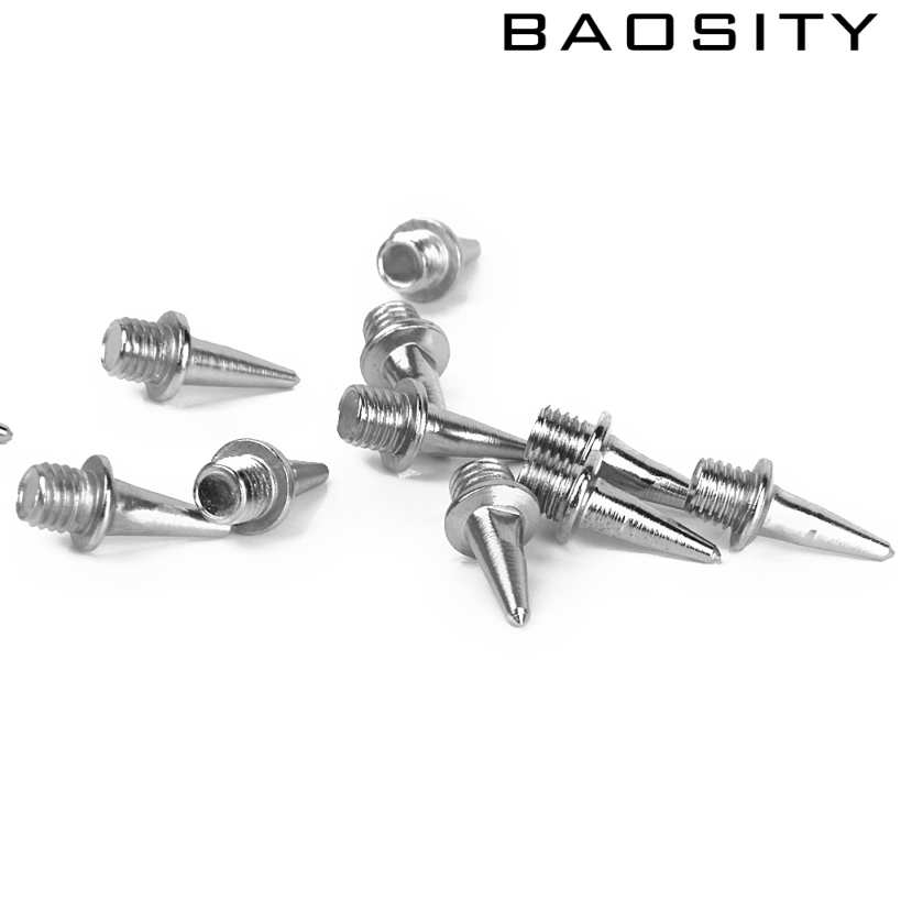 [BAOSITY]12pcs Sports Track Running Shoes Spikes Pins Repair Replacement Pyramid 13mm
