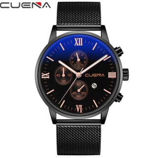 Đồng Hồ Nam CUENA 6619 Cao Cấp, Dây Thép Không Gỉ [ BẢO HÀNH CHÍNH HÃNG ]