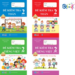 Sách - combo đề kiểm tra toán - tiếng việt 2 - cả năm - kết nối tri thức với cuộc sống