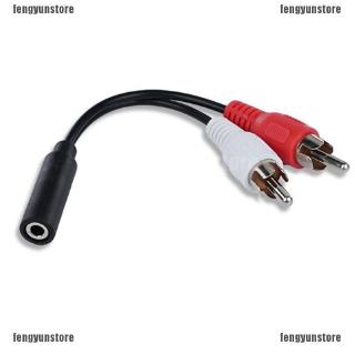 Cáp Chuyển Đổi Âm Thanh 3.5mm Sang 2rca 2 Trong 1 Chuyên Dụng
